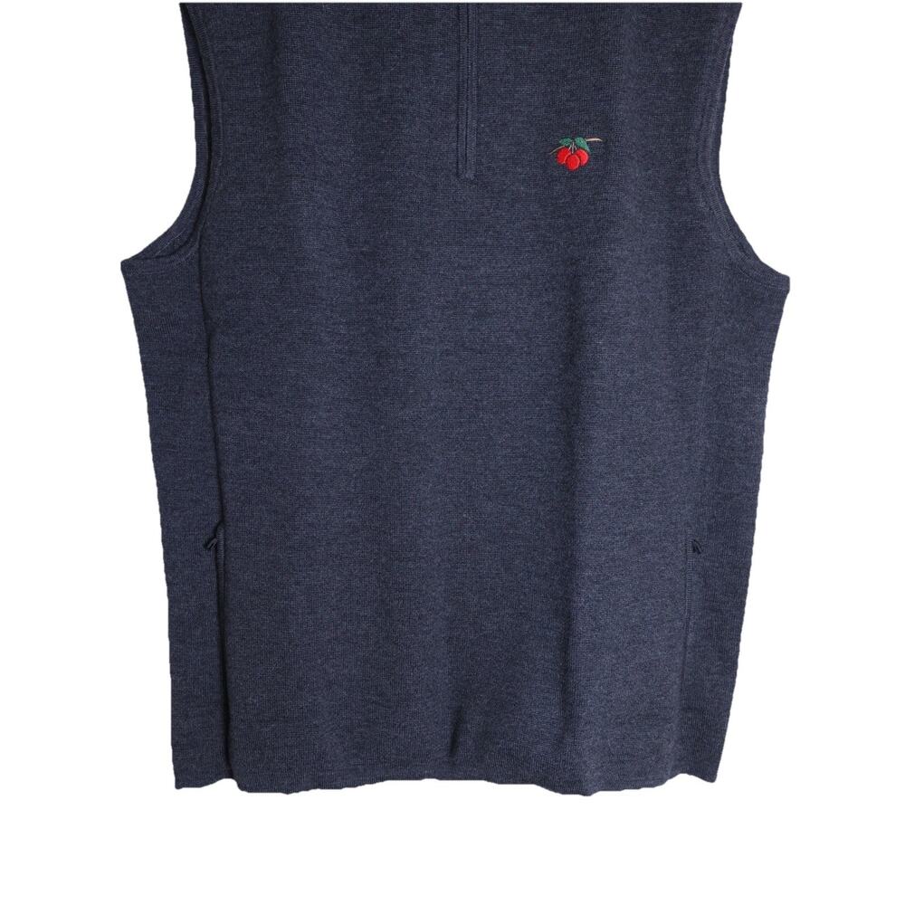 G/Fore Men’s Merino Wool Tech Lined Dunes Tailored Fit Vest Charcoal Gray Size L - Picture 2 of 13